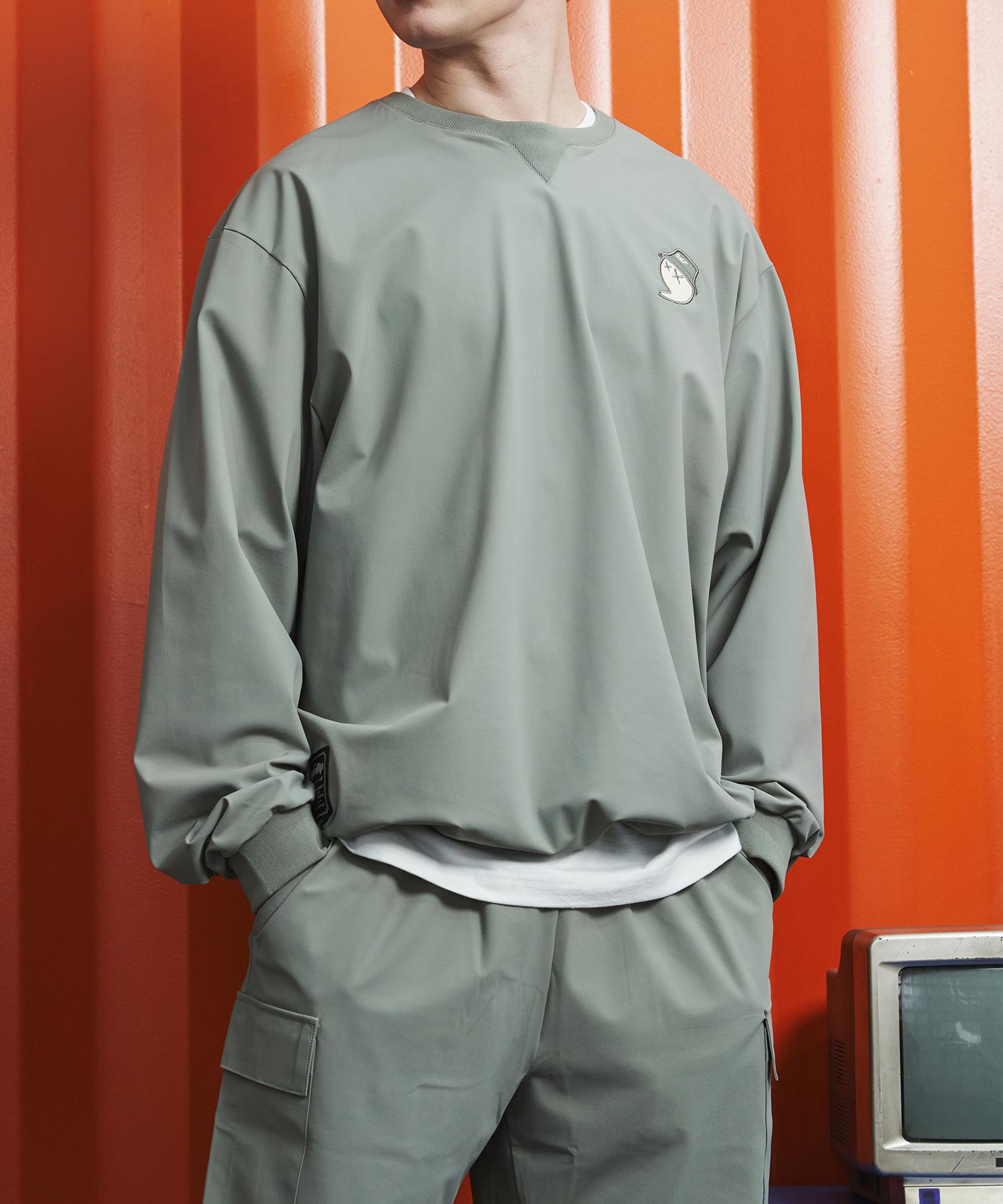 Upper Strop Golf [Up3149] Upst Golf Comma Round Woven Pullover Light Khaki 2Xl
