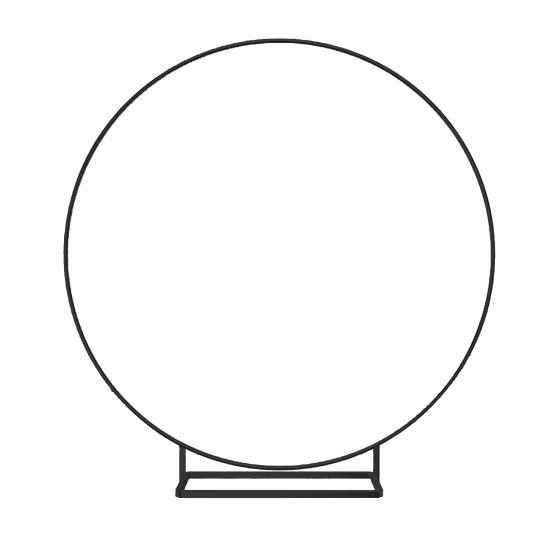 Metall Floraler Reif mit Quadratischem Ständer Goldenes Handwerk Stabiler Runder Rahmen Kranz