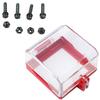 High Strength Clear Plastic Wall Switches Cover Emergency Button Wall Switch Socket Lockout Cover Lock Box Enduring