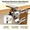 Clamp-on Backpack Hanger Double-Hook Table Edge Storage Hook Durable Table Hanging Hook  Dormitory