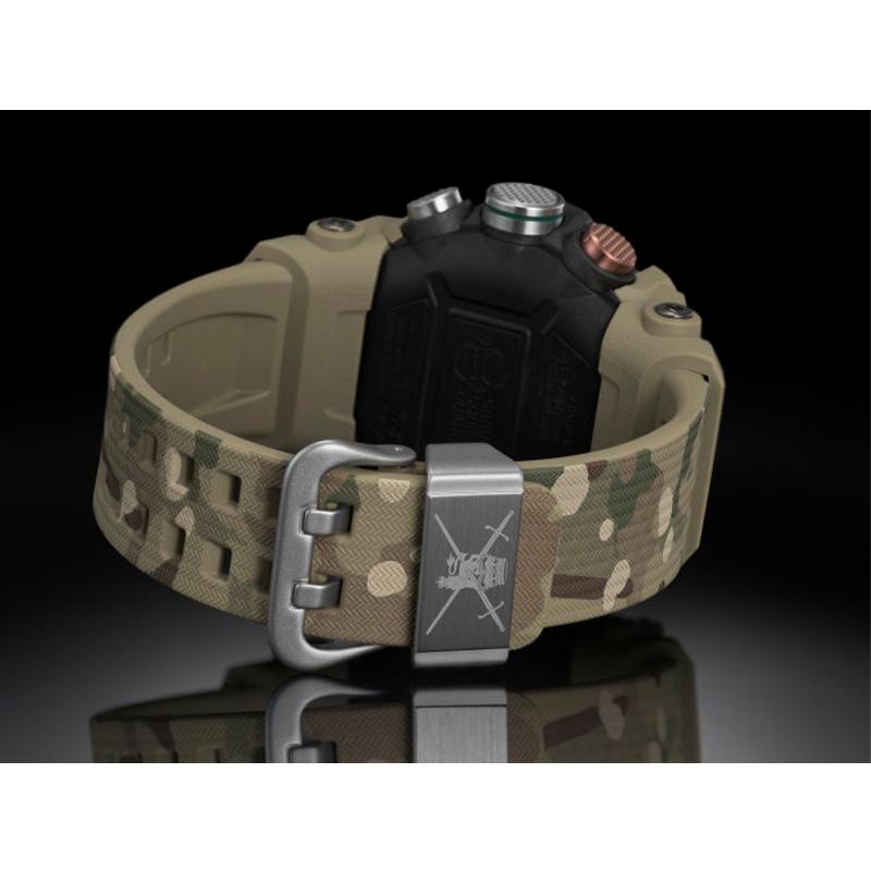Casio G-SHOCK X British Army MUDMASTER Series Carbon Core Protection Quartz Movement Resin Strap Japanese and Korean Watch Men's Watch GGB100BA-1A