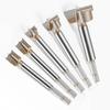 Double Edge Opener Hinge Boring Bit 10-50mm Hole Opener Tool DIY Expanding Drill Bit  1/4in Shank