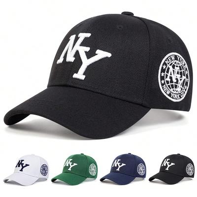 Unisex Letter Embroidery Baseball Caps Spring and Autumn Outdoor Adjustable Casual Hats Hip Hop Hat Sunscreen Hat