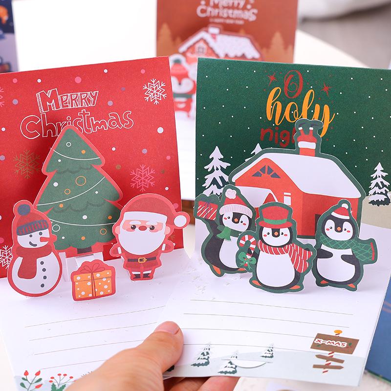 3D Pop-Up Christmas Card: Handmade Thanksgiving Gift for Teachers