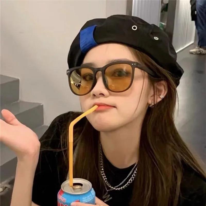 Fashion Classic Portable Foldable Sunglasses UV400 Summer Vintage Retro  Eyewear Women Lady Riding Eyeglasses Sun Shade