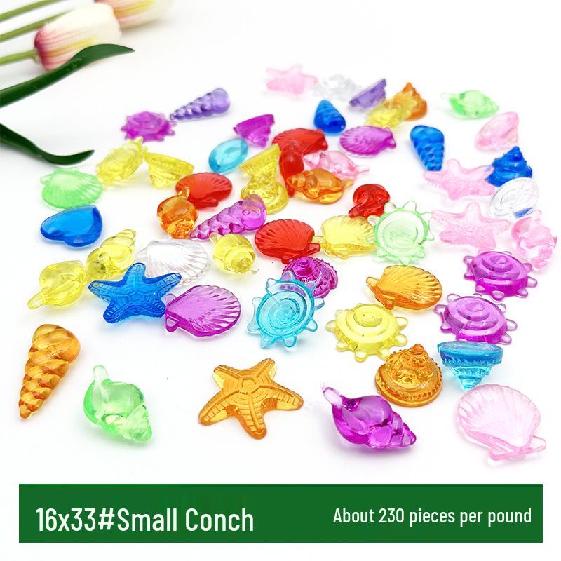 Colorful Acrylic Gem Cartoon Airplane Toy for Kindergarten Rewards