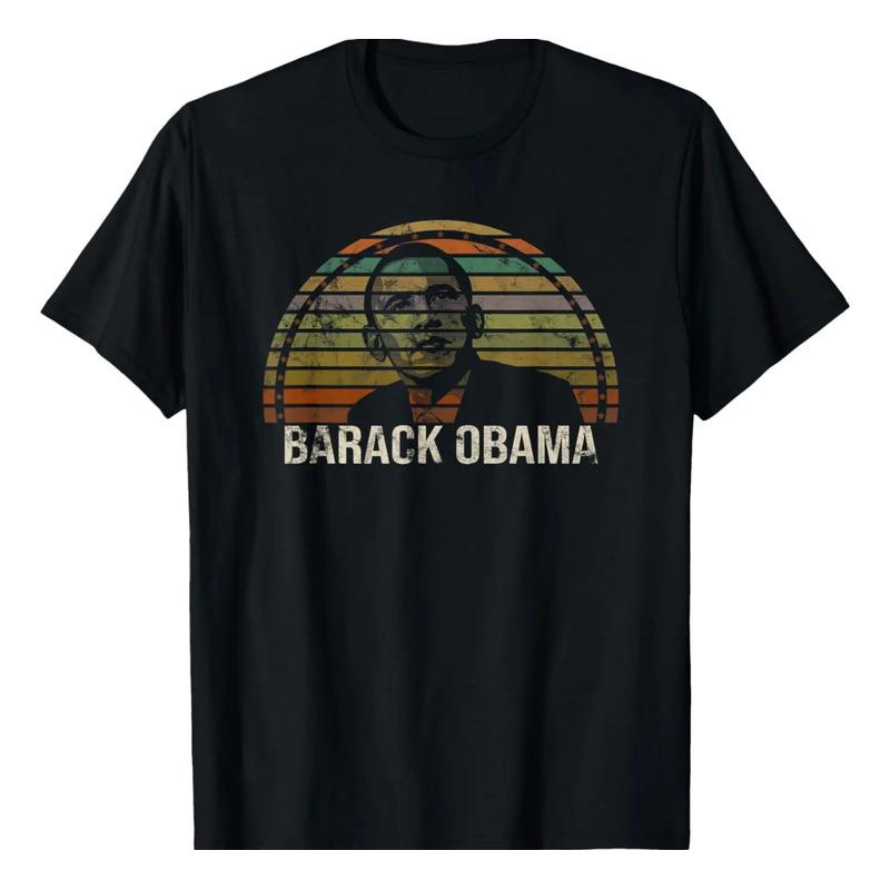 Camiseta Vintage De Barack Obama 44o Presidente Dos Eua S