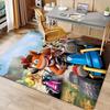 Crash Bandicoot Printed Absorbent Washable Carpet, Non-Slip Bathroom Mats, Kitchen Rugs, Yoga Mat,Living Room Entrance, Camping Picnic Rugs