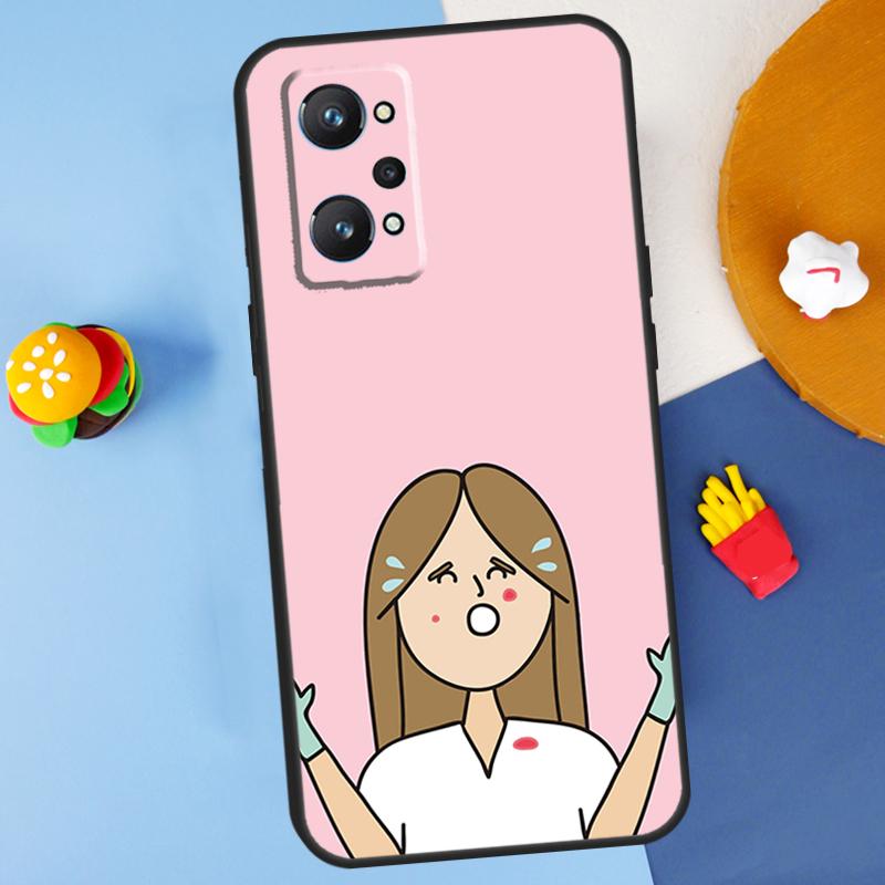 Nurse Doctor Dentist For Realme 14 13 12 10 11 Pro Plus GT 6 6T 5 GT7 Pro C55 C51 C21Y C25S C67 C75 C53 C61 Case