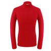 Yi Er Shuang Men's 3-Layer Thick 100% Cotton Mock Neck Thermal Top