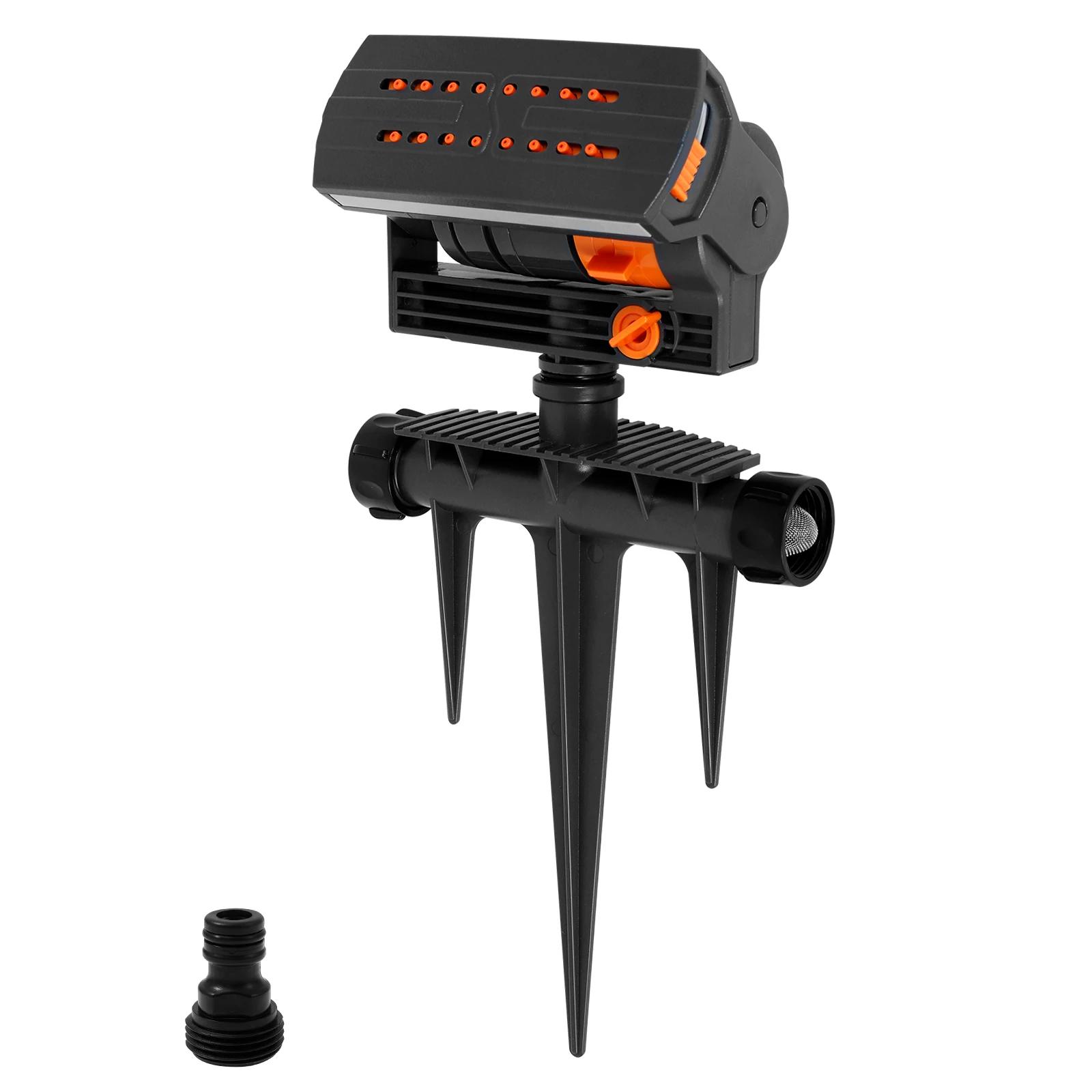 

16 Hole Lawn Water Sprinkler Uniform Watering Oscillating Grass Sprinkler with Adjustable Spray Filter Garden Grass Irrigation