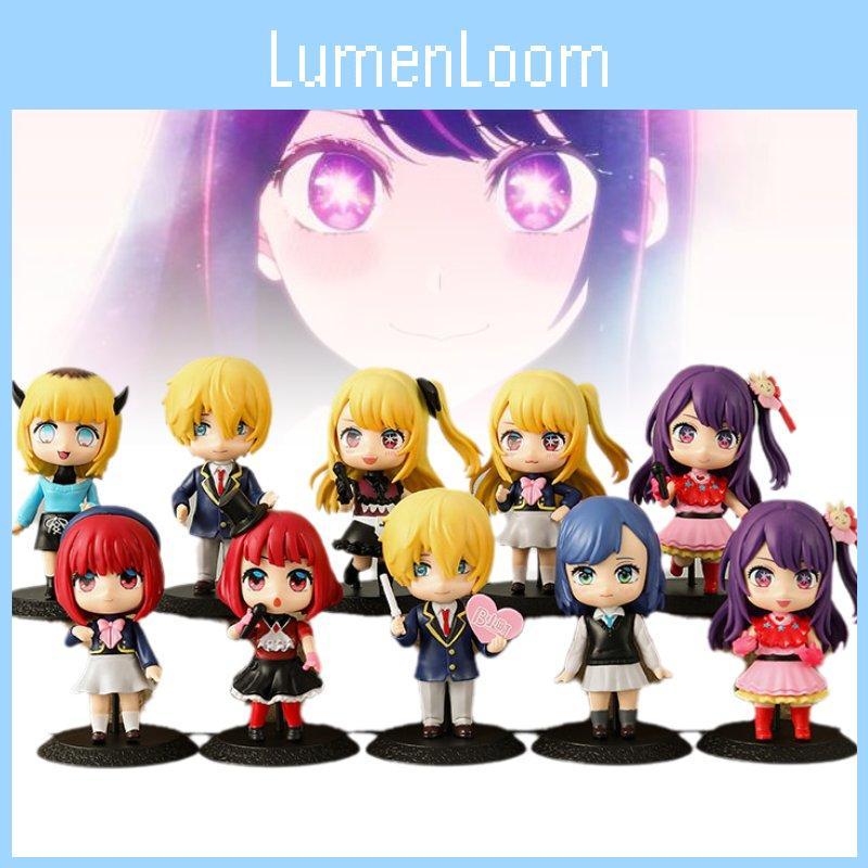 Adorable Pvc Anime Figure Set Of 10 Featuring Starry Hoshino Ai And Friends For Collectors