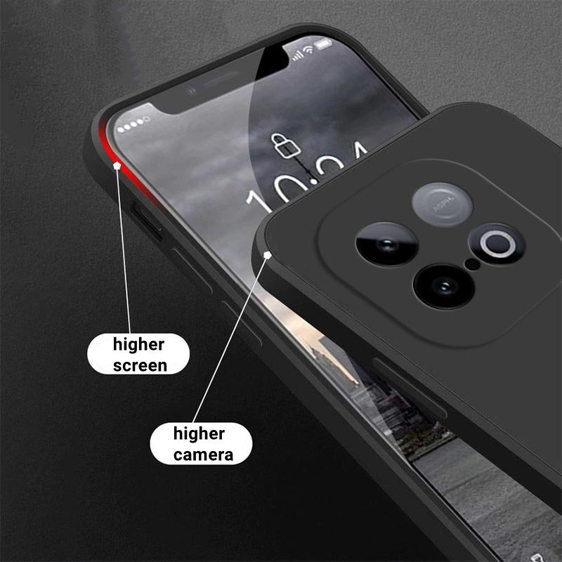 For vivo iQOO Z10 Turbo Case vivo iQOO Z10 Turbo Pro Cover Bumper Luxury TPU Shockproof Liquid Silicone Protective Phone Cover