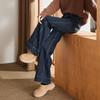 High Waisted Thick Brushed Jeans for Women