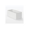 MUJI Recycled Polypropylene File Box - Standard Type - Wide - 1/2 - White Gray, Approx. W15 x D32 x H12cm, 83904395