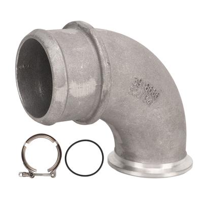 Gomito di Uscita Turbo in Lega di Alluminio Affidabile Robusto Sostituzione Tubo di Trasferimento Aria Gomito di Uscita Turbo per Cummins