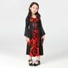 Ladies Halloween Costume Girls Spring and Autumn Cosplay Witch Dress Costume Set