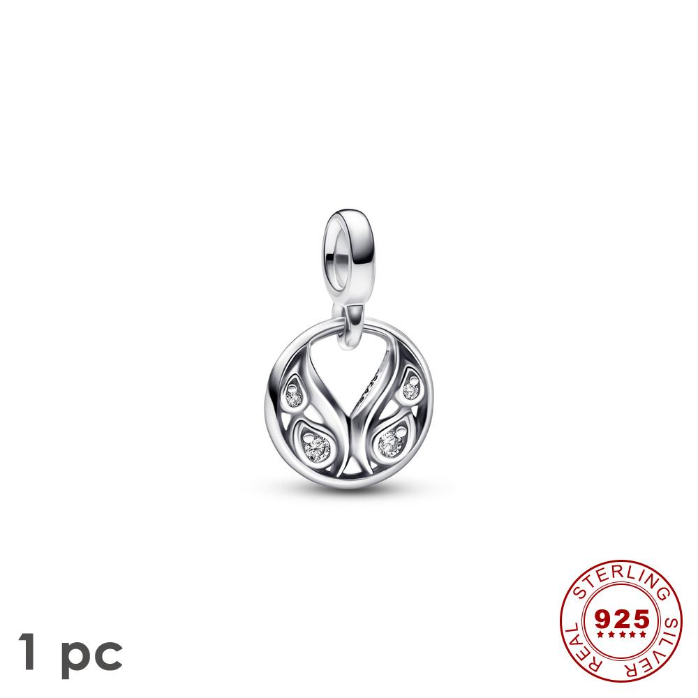 Neue Gravierbare Mini Medaillon Charm Perlen Kupfer Kleine Loch Anhänger Original Zubehör Armbänder Für DIY Schmuck Ringe