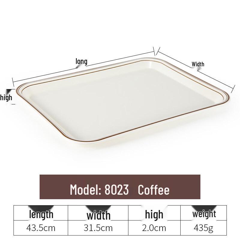 Yipan Rectangular Plastic Serving Tray