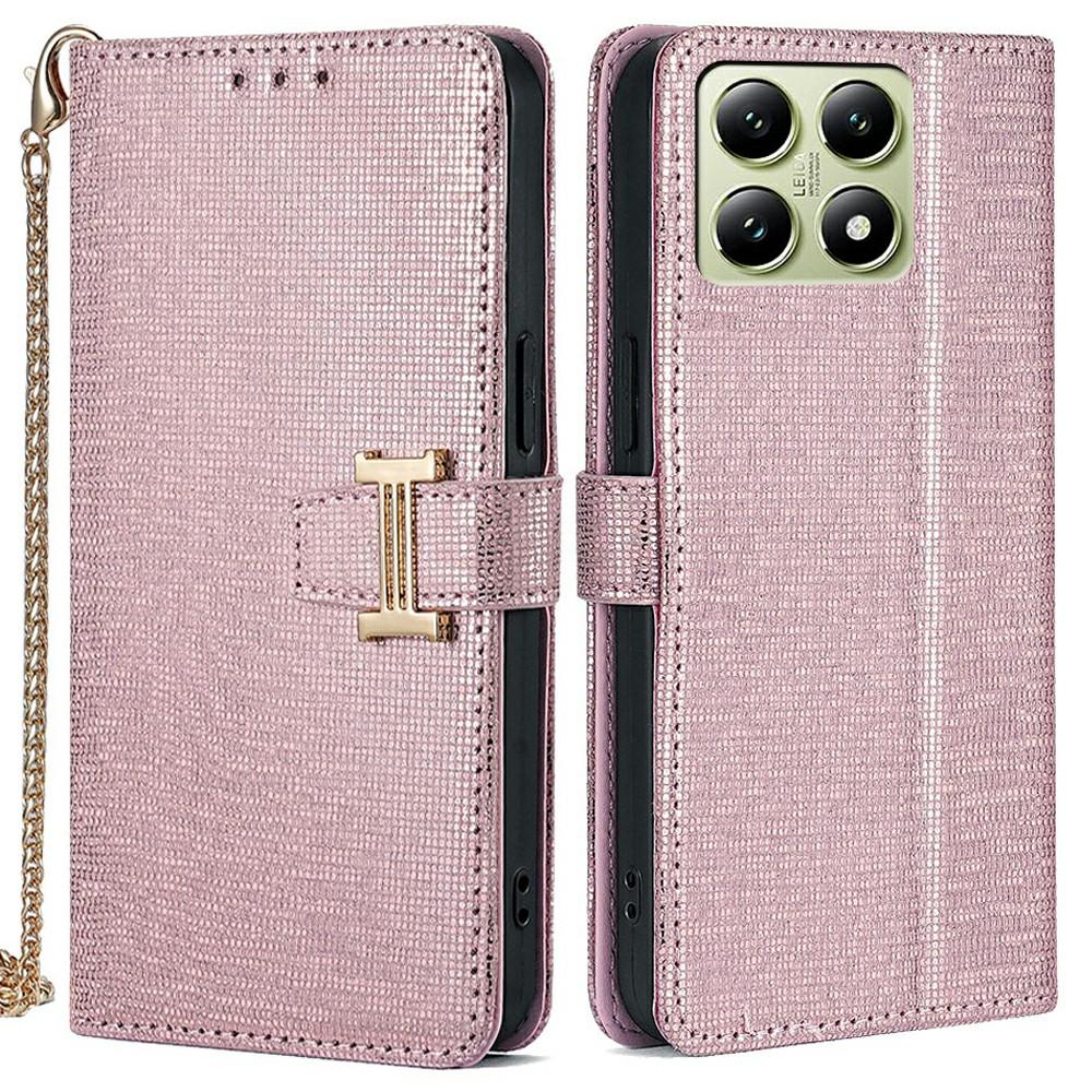 For Xiaomi 14T Case Wallet Sequins Leather Crossbody Phone Cover
