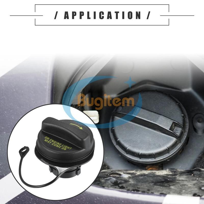 Car Fuel Gas Tank Cap With Strap XU5Z9030JA XU5Z-9030-JA Fuel Tank Filler Cap For 1998-2009 Ford Ranger 1997-2004 Ford Mustang