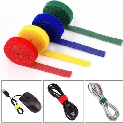 1PC 2M Ataduras de nailon para plantas Vendaje para plantas Atadura de gancho Soporte ajustable para plantas Cinta de sujeción reutilizable Accesorios para el hogar y el jardín Reutilizable