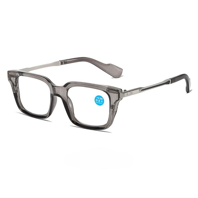 Stylish Oversized Presbyopia Eyewear Blue Light Blocking Unisex Reading Glasses