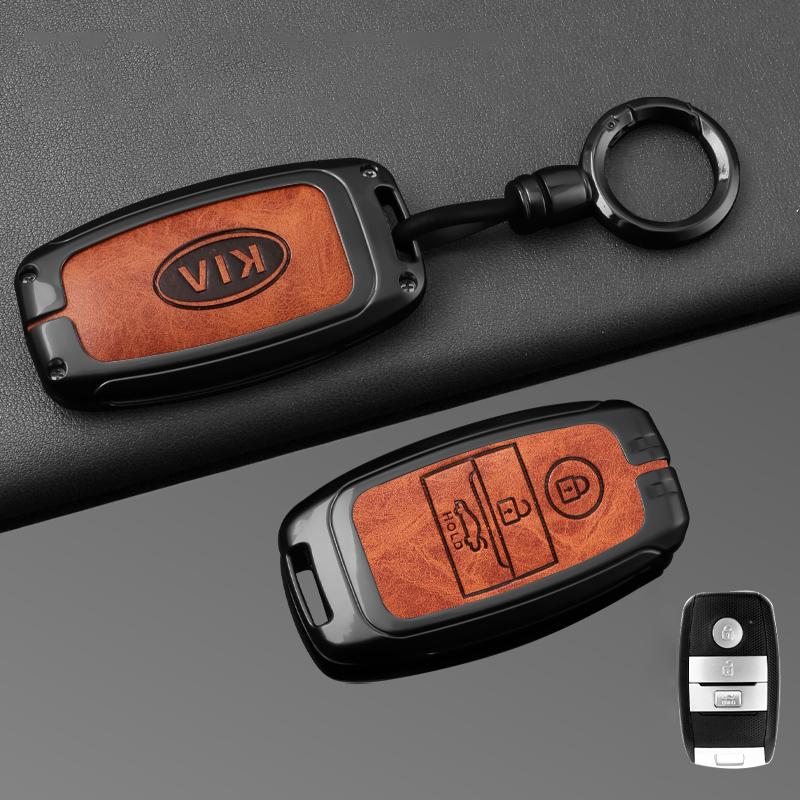 Leather Car t29 Smart Remote Key Case Cover Shell Holder For KIA Sportage Cerato Optima K2 K3 K4 K5 RIO Picanto Soul Sorento Sedona
