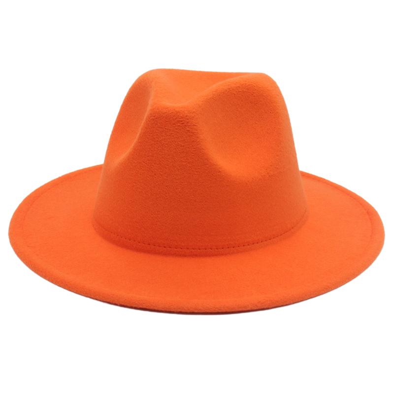 Wind Herren- und Damen Mehrfarbiger Filz Hut mit breiter Krempe Tibetischer ethnischer Jazz Zylinder