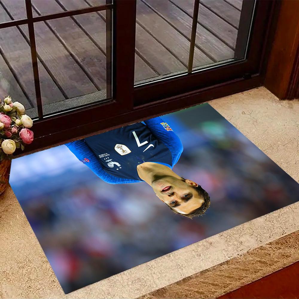 Atletico Madrid's Player Action Carpet Perfect for Decorate room Outdoor Hallway Bedrooms Anti-slip Rug Decorate Offices Best for Christmas