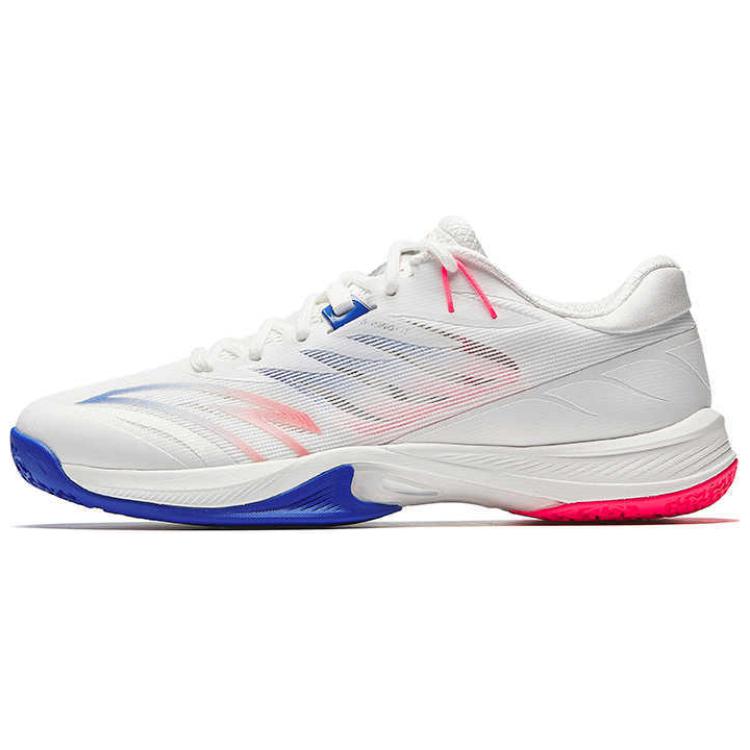 

Anta Comfortable Trendy Non-Slip Wear-Resistant Low-Top Badminton Shoes Unisex sneaker White Blue Pink 412510971-3
