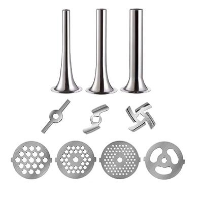 Meat Grinder Sausage Stuffer Tubes Meat Grinder Crusher Mincer Plate Disc Knife