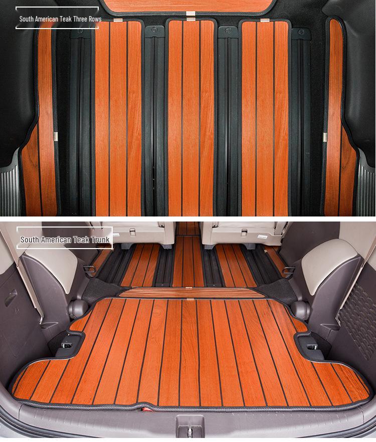 IM LS7 L7 LS6 Solid Wood Car Floor Mats - Multi-Color Options for Interior Modification