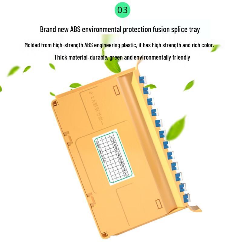 BOSENDE 12-Port Fiber Optic Splice Tray