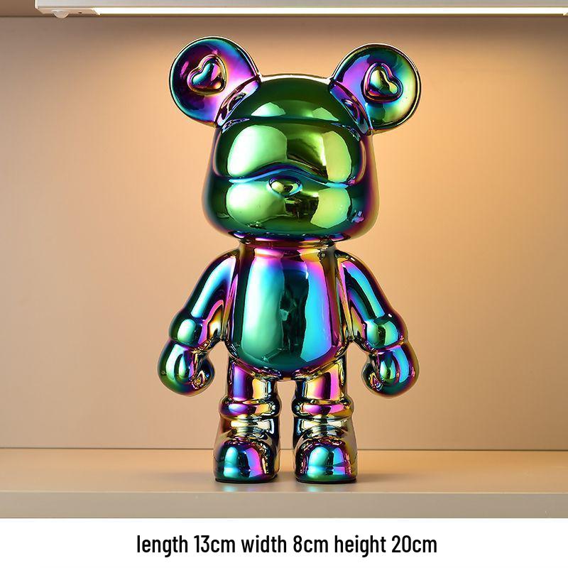 Trendy Beer Figuur Spaarpot - Creatieve Cartoon Decoratie voor Moderne Woonkamers