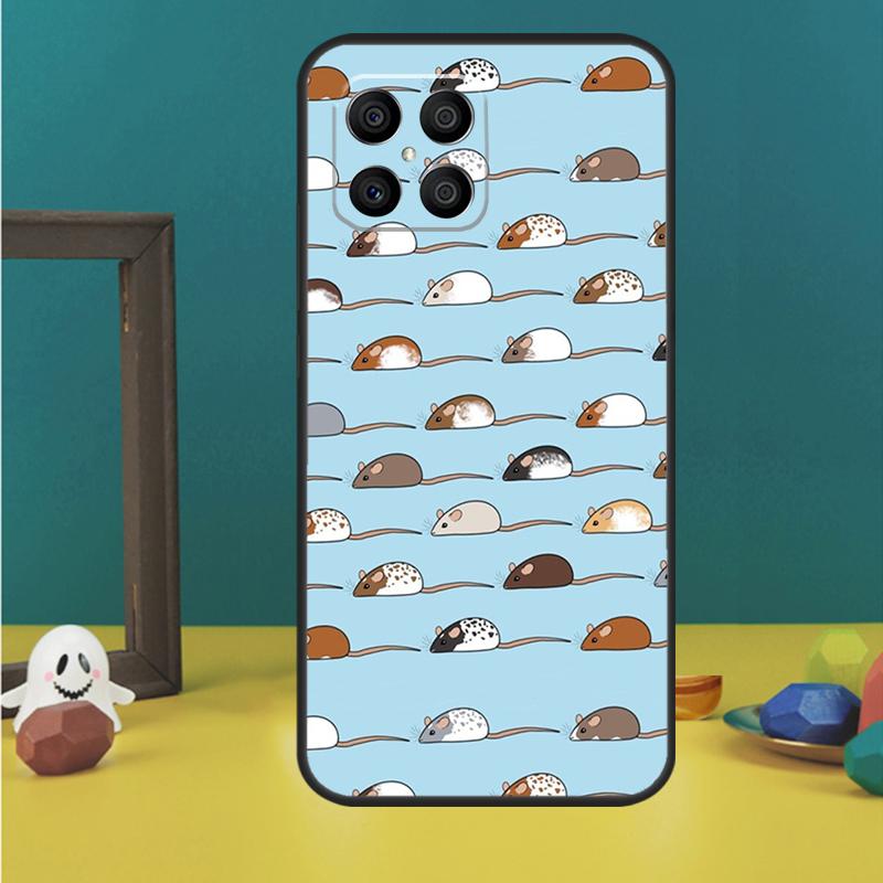 Mouse Rat Phone Case For Huawei P40 Lite P50 P30 P20 Pro Nova 9 5T Honor X9 X8 X7 50 Back Cover