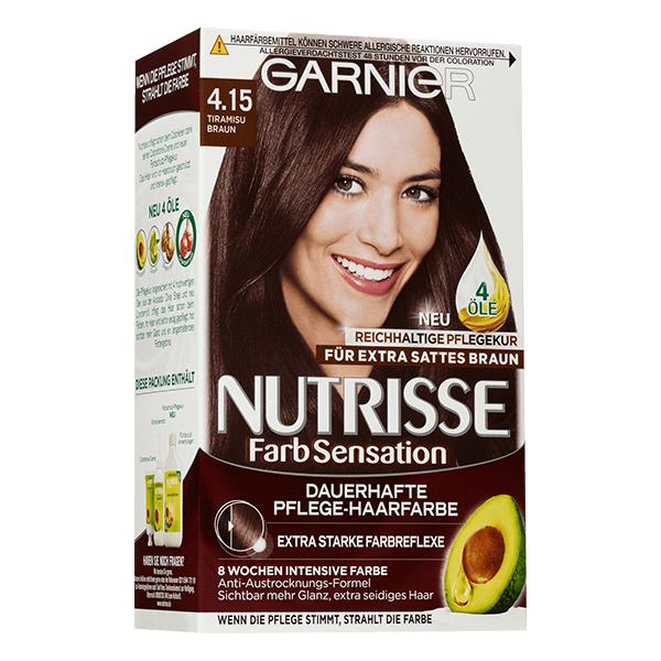 Garnier Nutriz Hair Color Tiramisu Brown 4.15