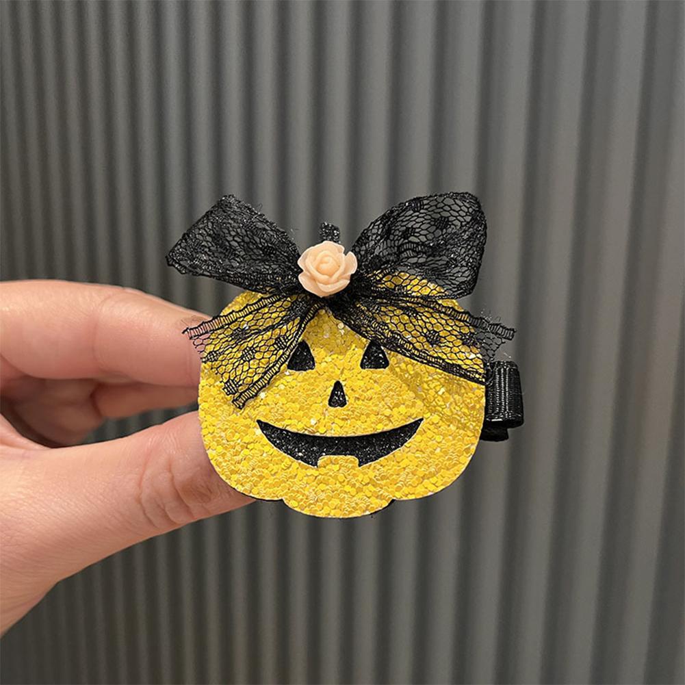 Fashionable Halloween Elements Pumpkin Hairband Single Piece Multi-Color Cute Girls Halloween Gift