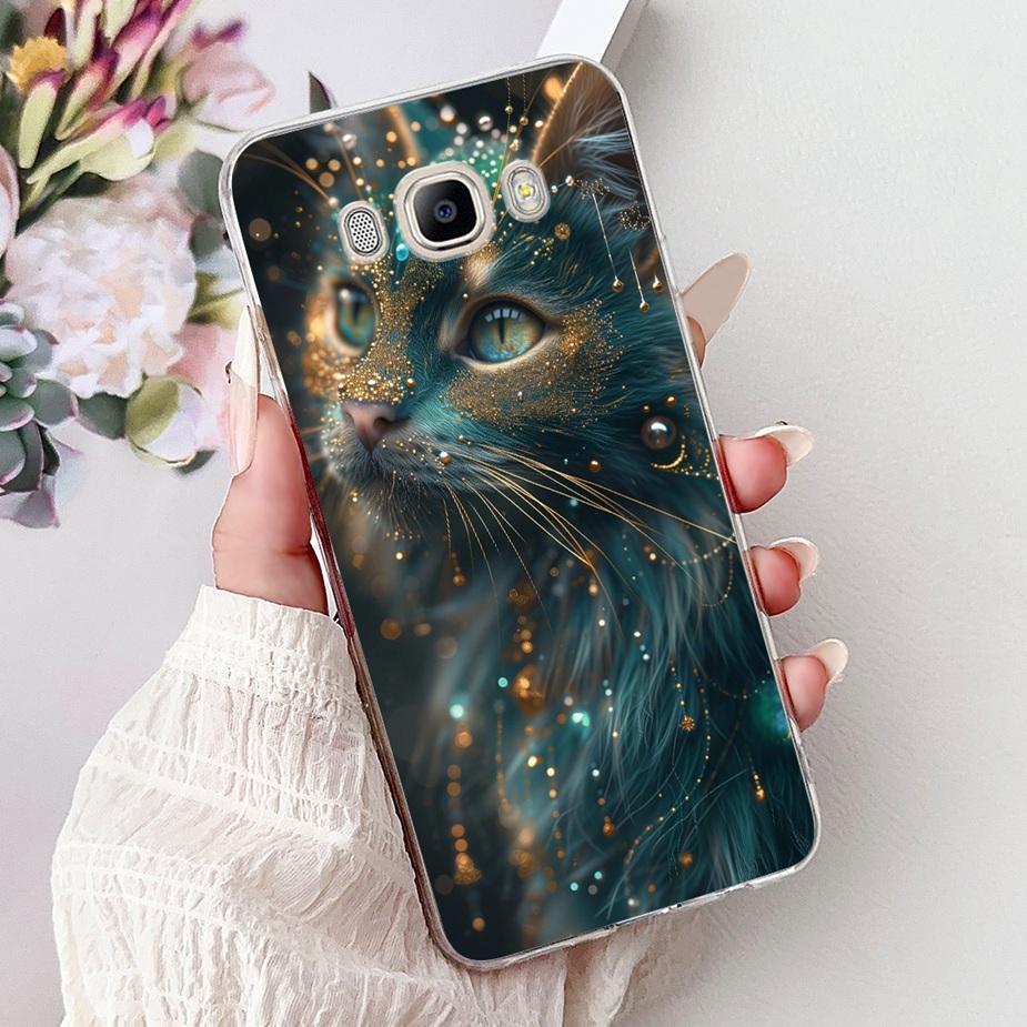 For Samsung Galaxy J5 2016 Case SM-J510F New Luxury Painted Cover Soft Silicone Phone Case For Samsung J3 J5 J7 2016 Fundas Capa