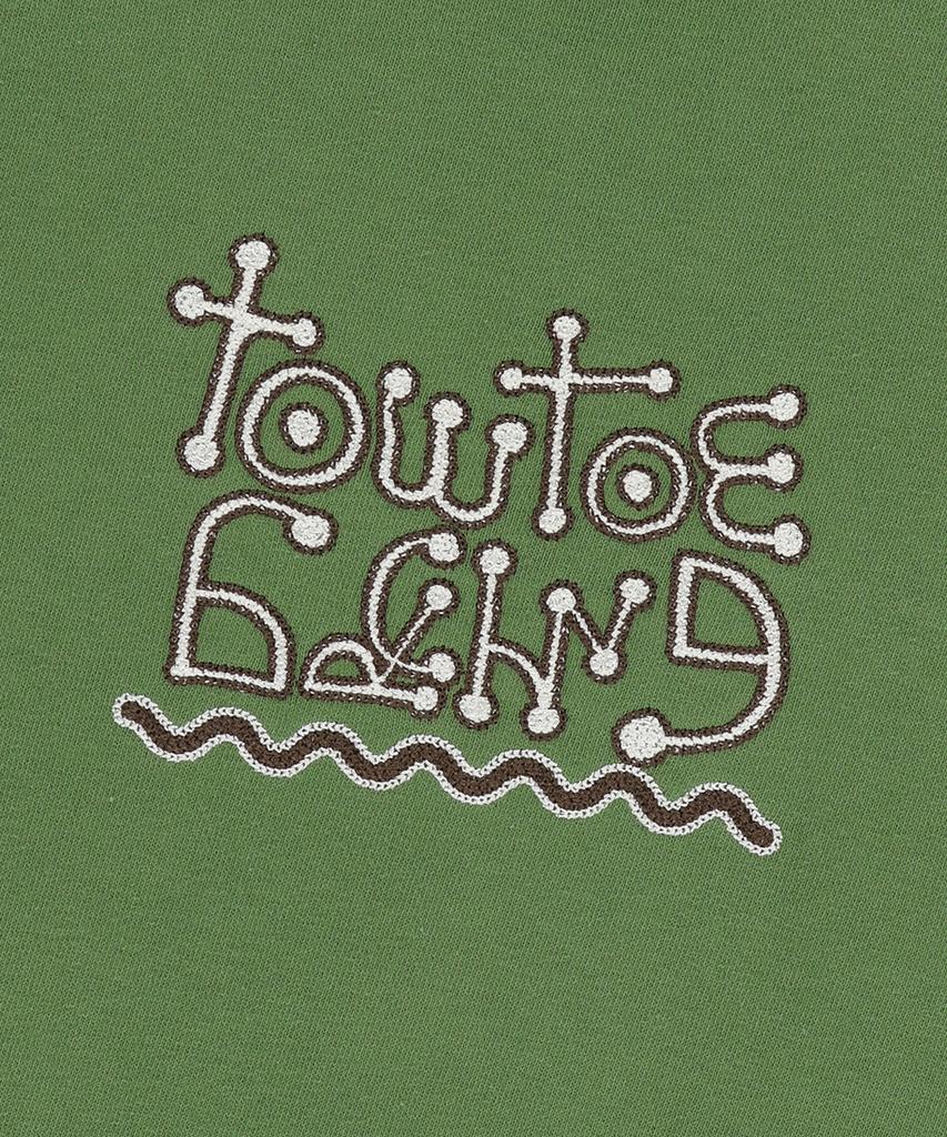 TOWTOW ARCHIVE Strange Logo Sweat Green