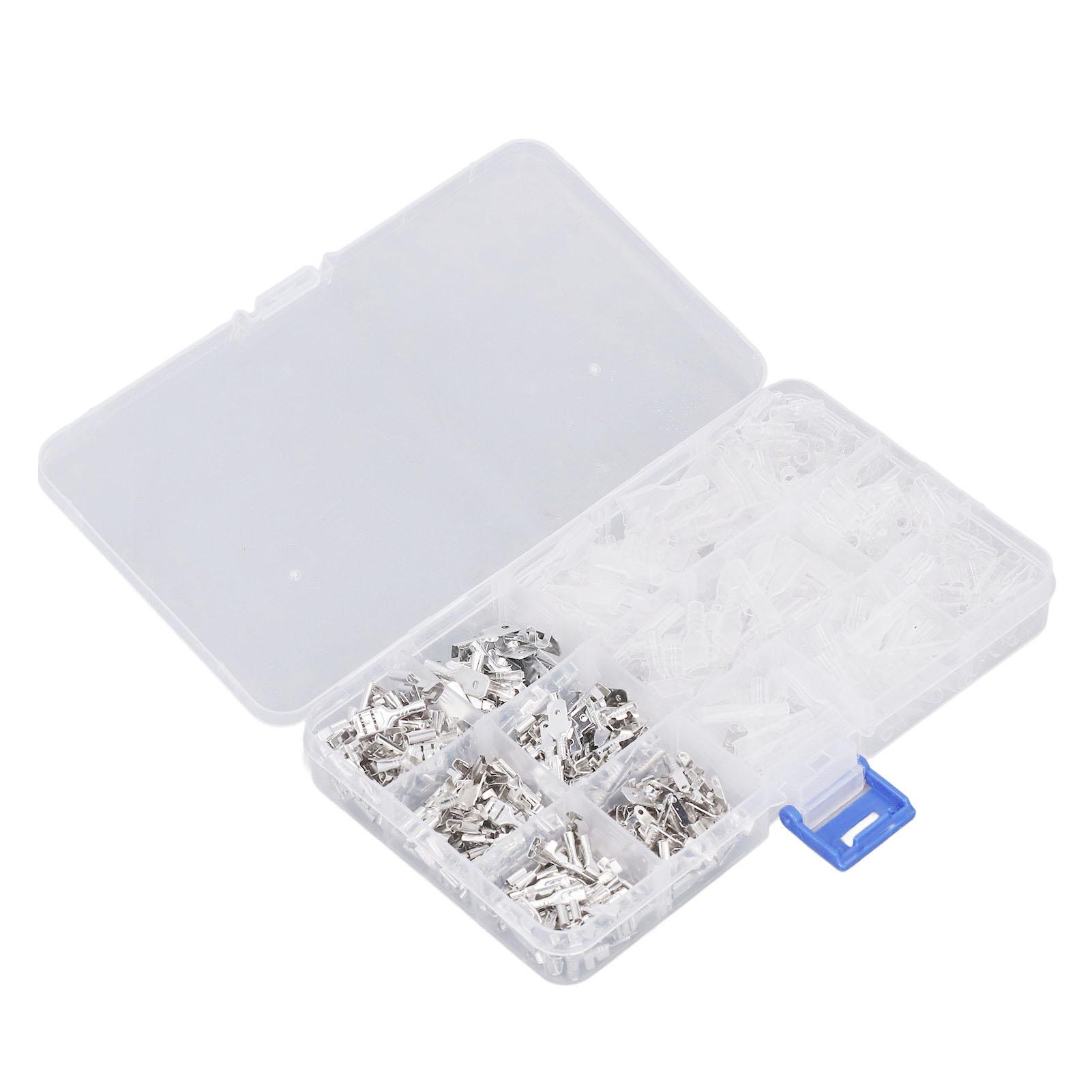 

480 шт. Клеми дроту «мама-тато» типу «лопатка» 2,8 мм 4,8 мм 6,3 мм Мідні луджені дротові клеми з