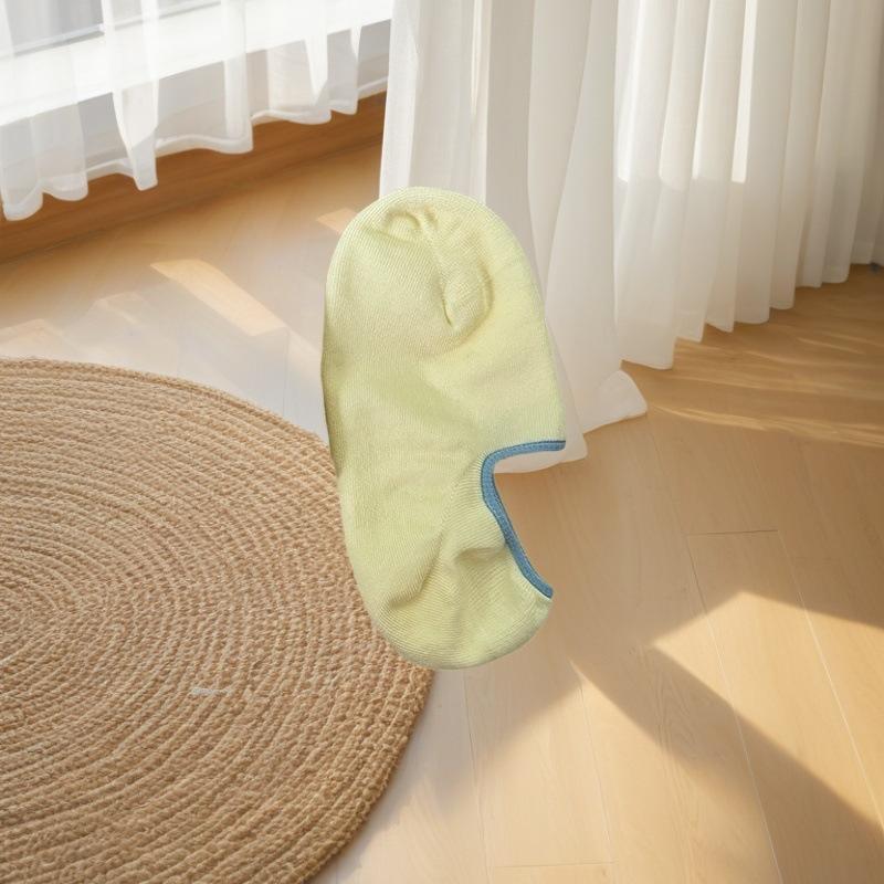 

Женские летние однотонные тонкие носки-следки, впитывающие пот, дышащие, с неглубоким вырезом, бесшовные, невидимые 1 pair кремовый