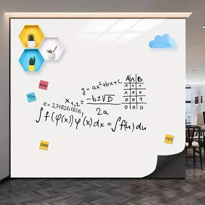 Static Cling Whiteboard Sticker -Removable No Residue,Wall Dry Erase Film for Home Office Classroom,Multi-Use Presentation Board