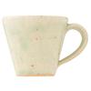 Marui Pottery Shigaraki Ware Hechimon Mug Cup Espresso Cup Capacity 90ml White Glass Ivory Approx. MR-3-4375