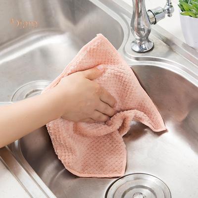 NO.HS Dish Cloth Tableware Non-stick Cleaning Towel Kitchen Tool Gadgets Christmas Table Cloth