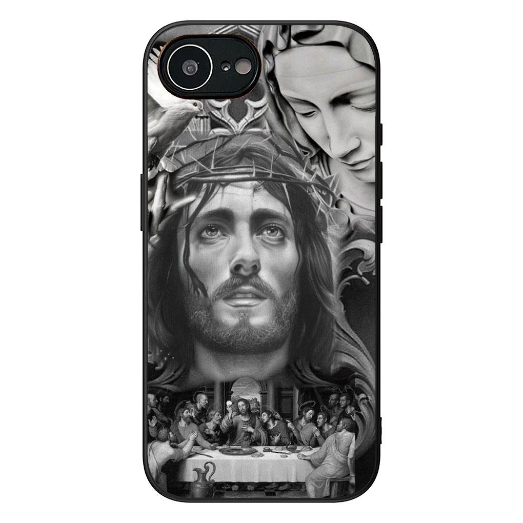 Phone Cover for Xiaomi Redmi 15 9A 9C NFC 7A 9T Note 9 8 7 8T 15c A5 Casing Case God Jesus Christian Jehovah Cross Christ