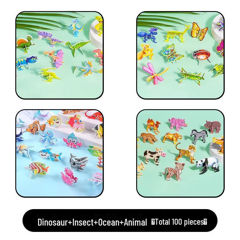 3D Insect Jigsaw Puzzle: Creative DIY Educational Toy for Kids