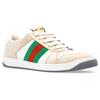 Screener Distressed Shoes Canvas Leather Stylish Skateboarding Shoes Men's Beige 546551 9PYQ0 9116
