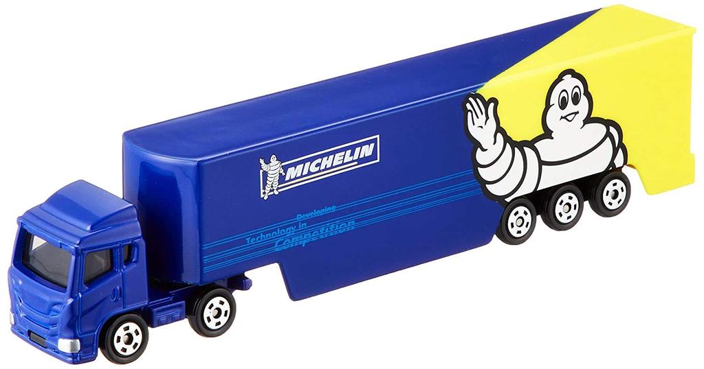 Takara Tomy Tomica 135 Michelin Motorsport Transporter Miniature Car Toy for Ages 3 and Up No.