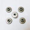 5PCS/LOT 0.4M 10T 22T Gear Motor Duplex Gear Motor Shaft Gear 0.4M 22T + 0.4M 10T 2MM Hole Diameter